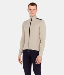 SANTINI Cycling thermal jacket - POWER SHIELD - beige