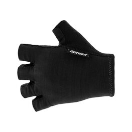 SANTINI Cycling fingerless gloves - TACT - black