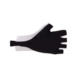 SANTINI Cycling fingerless gloves - MADSS AERO - white