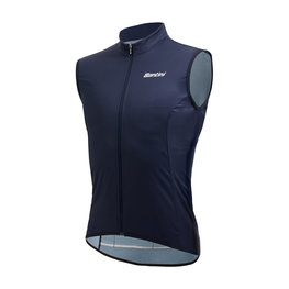 SANTINI Cycling gilet - NEBULA - blue