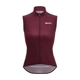 SANTINI Cycling gilet - NEBULA - bordeaux