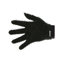 SANTINI Cycling long-finger gloves - ALPHA - black