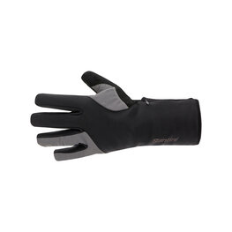 SANTINI Cycling long-finger gloves - FJORD - black
