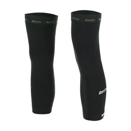 SANTINI Cycling leg warmers over the knee - TOTUM - black