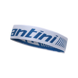 SANTINI Cycling headband - HEADBAND - white/blue