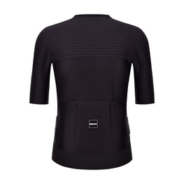 SANTINI Cycling short sleeve jersey - AERO RACE - black