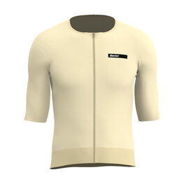 SANTINI Cycling short sleeve jersey - AERO RACE - yellow