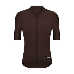 SANTINI Cycling short sleeve jersey - RTR - brown