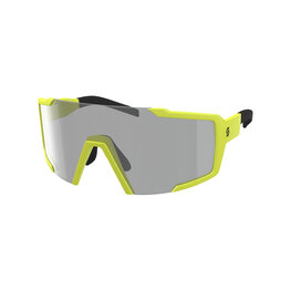 SCOTT Cycling sunglasses - SHIELD LS - yellow