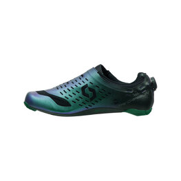 SCOTT Cycling shoes - TRI CARBON - black/green/blue