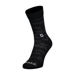 SCOTT Cyclingclassic socks - AS TRAIL CAMO CREW - black/grey