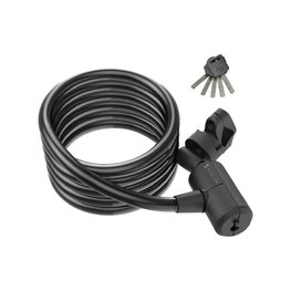 SYNCROS bike lock - MASSET COIL - black