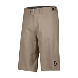 SCOTT Cycling shorts without bib - TRAIL FLOW - beige