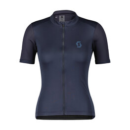 SCOTT Cycling short sleeve jersey - ENDURANCE 10 S/SL W - blue