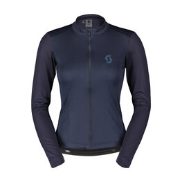 SCOTT Cycling summer long sleeve jersey - ENDURANCE 10 L/SL W - blue