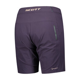 SCOTT Cycling shorts without bib - ENDURANCE LS/FIT W/PAD W - purple