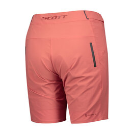 SCOTT Cycling shorts without bib - ENDURANCE LS/FIT W/PAD W - red