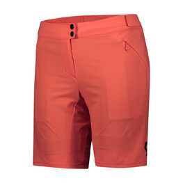 SCOTT Cycling shorts without bib - ENDURANCE LS/FIT W/PAD W - red