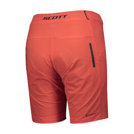 SCOTT Cycling shorts without bib - ENDURANCE LS/FIT W/PAD W - red
