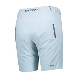 SCOTT Cycling shorts without bib - ENDURANCE LS/FIT W/PAD W - light blue