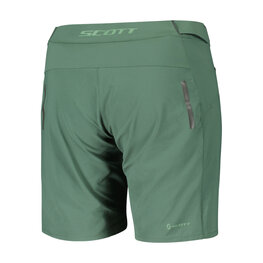 SCOTT Cycling shorts without bib - ENDURANCE LS/FIT W/PAD W - green