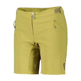 SCOTT Cycling shorts without bib - ENDURANCE LS/FIT W/PAD W - light green