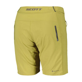 SCOTT Cycling shorts without bib - ENDURANCE LS/FIT W/PAD W - light green