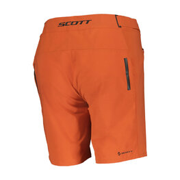SCOTT Cycling shorts without bib - ENDURANCE LS/FIT W/PAD W - orange