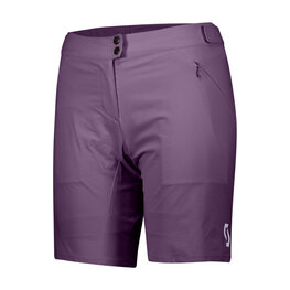 SCOTT Cycling shorts without bib - ENDURANCE LS/FIT W/PAD - purple