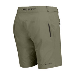SCOTT Cycling shorts without bib - ENDURANCE LS/FIT W/PAD W - green