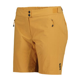 SCOTT Cycling shorts without bib - ENDURANCE LS/FIT W/PAD W - beige