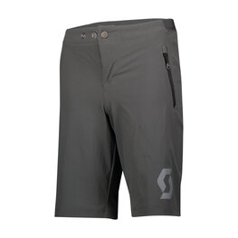 SCOTT Cycling shorts without bib - TRAIL 10 LS/FIT W/PAD JR - grey