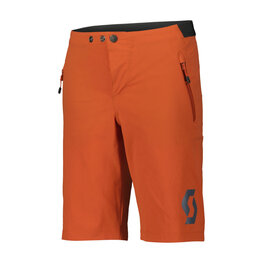 SCOTT Cycling shorts without bib - TRAIL 10 LS/FIT W/PAD JR - orange