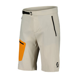 SCOTT Cycling shorts without bib - EXPLORAIR LIGHT - grey/orange