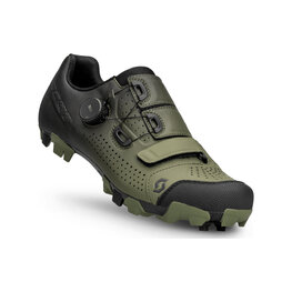 SCOTT Cycling shoes - MTB TEAM BOA - green/black