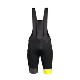 SCOTT Cycling bib shorts - RC WARM WB +++ - black/yellow