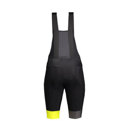 SCOTT Cycling bib shorts - RC WARM WB +++ - black/yellow