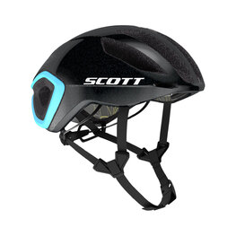 SCOTT Cycling helmet - CADENCE PLUS - black/light blue