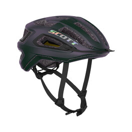 SCOTT Cycling helmet - ARX PLUS - green/purple