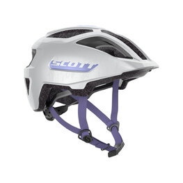 SCOTT Cycling helmet - SPUNTO PLUS - white/blue