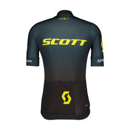 SCOTT Cycling short sleeve jersey - PRO - black/blue