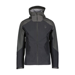 SCOTT waterproof jacket - EXPLORAIR LIGHT DRYO 3L - black/grey