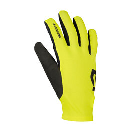 SCOTT Cycling long-finger gloves - PRO - yellow/black