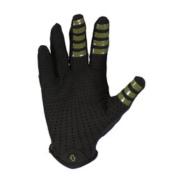 SCOTT Cycling long-finger gloves - TRACTION - green/black