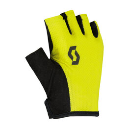 SCOTT Cycling fingerless gloves - JUNIOR ASPECT SPORT - yellow/black