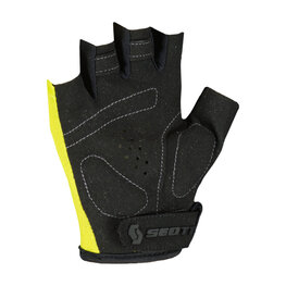 SCOTT Cycling fingerless gloves - JUNIOR ASPECT SPORT - yellow/black