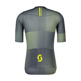 SCOTT Cycling short sleeve jersey - ULTIMATE - grey/blue