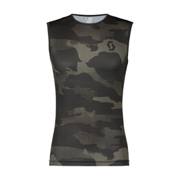 SCOTT Cycling sleeve less t-shirt - UNDERWEAR CARBON - black/grey