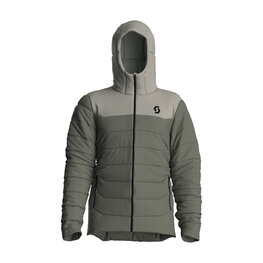 SCOTT Cycling thermal jacket - INSULOFT WARM - white/grey