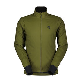 SCOTT Cycling thermal jacket - TRAIL STORM INSULOFT AL - green